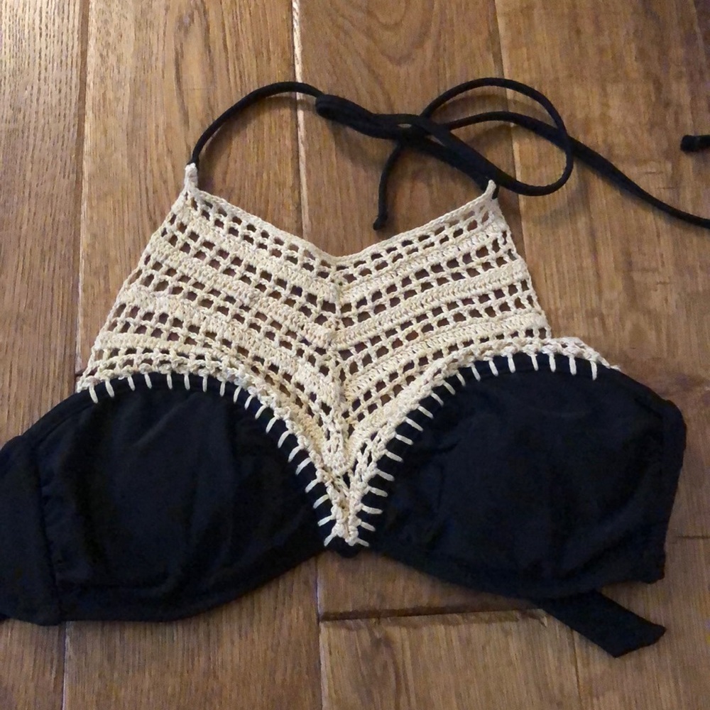 LSpace crochet halter top